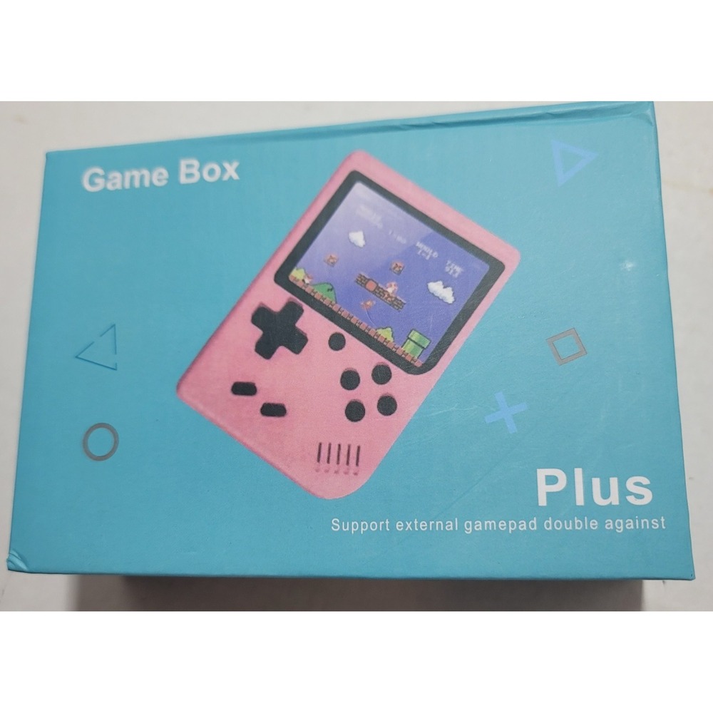 Gamebox Plus Retro Handheld Game Player 500 in 1 Pink